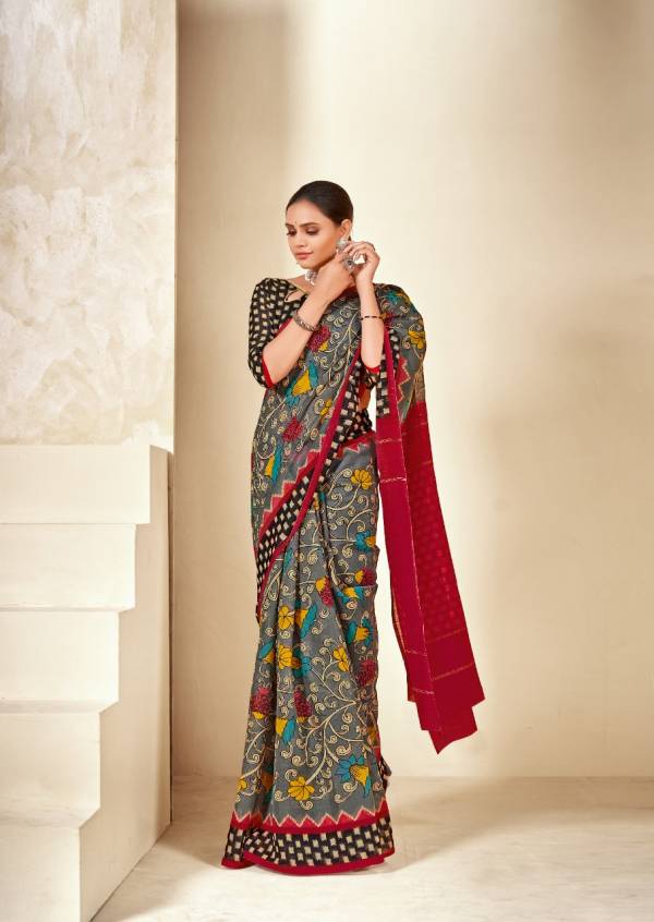 Sr Barkha 7 Mul Mul Cotton Fancy Casual Wear Saree Collection